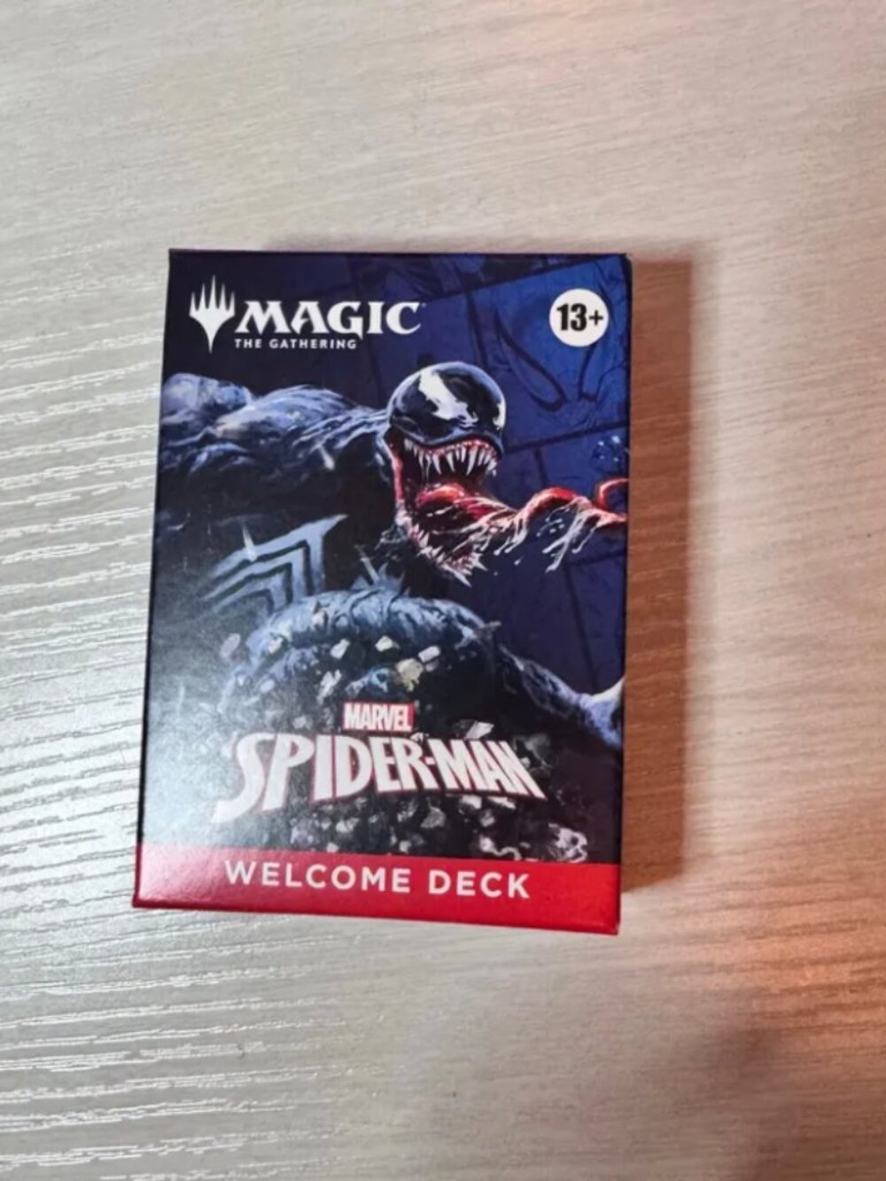 Magic The Gathering Spider-Man Black VENOM Welcome Deck Sealed